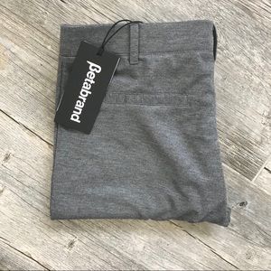 NWT Betabrand DPYP Silver Pinstripe in M Long